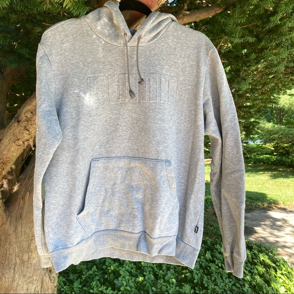 Puma Gray Workout Athleisure Hoodie Gray